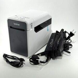 Brother TD-2020A Direct Thermal Label Printer with AC adapter/USB Cable